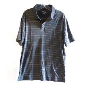 Glacier Mens Large Short Sleeve Grey Performance Polo Shirt, L